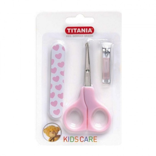 TITANIA KIT DE MANUCURE P.BEBE 3-PCS