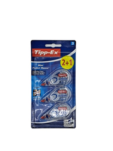 TIPP-EX MINI POCKET MOUSE 2+1 GRATUIT