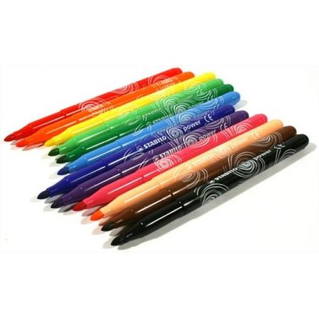 12 FEUTRES POWER - STABILO