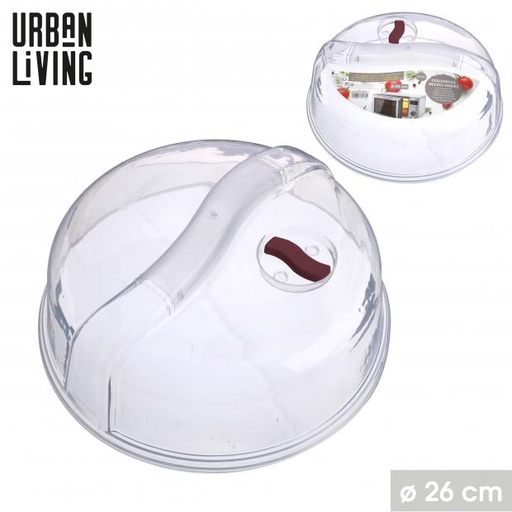 CLOCHE POUR MICRO ONDES AVEC VALVE RUBY WINE - D25CM