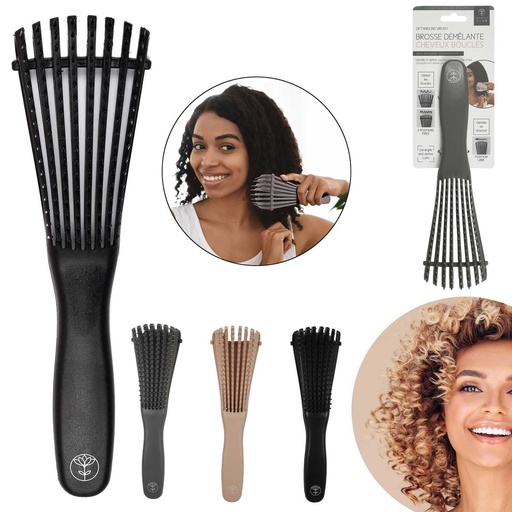 BROSSE DÉMELANTE CHEVEUX BOUCLES
