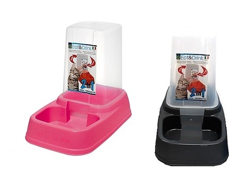 DISTRIBUTEUR EAU + CROQUETTES