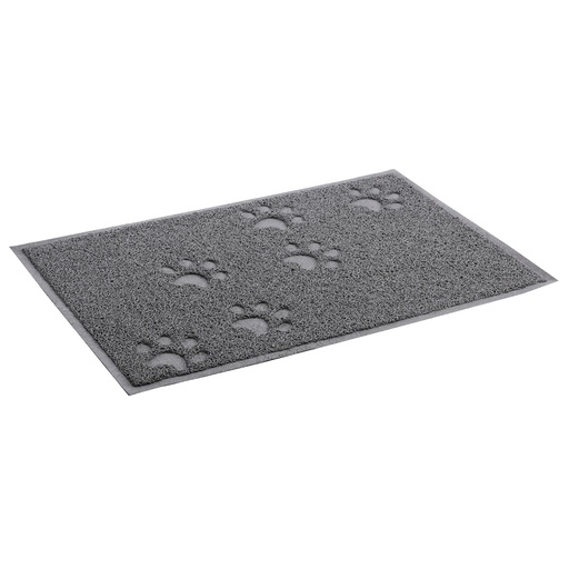 TAPIS GAMELLE ET LITIERE 40X60CM ANTHRACITE