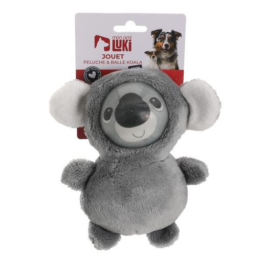 JOUET PELUCHE  BALLE    KOALA ET OURS 19CM