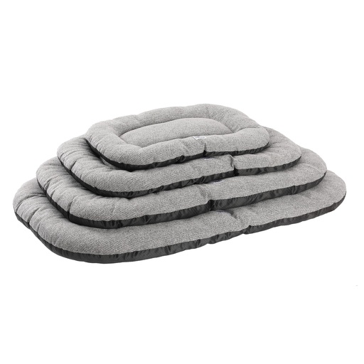 COUSSIN OVALE GRIS ANTIDÉRAPANT  60X40X6CM