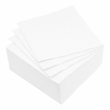 SET DE 40 SERVIETTES VITAMINE EN PAPIER 2 PLIS 38*38CM BLANC