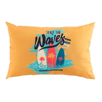 COUSSIN DEHOUSSABLE 40 x 60 CM POLYESTER IMPRIME DEPERLANT SURFING