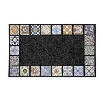 Paillasson Douceur d'Intérieur 45x75 cm Caoutchouc Motifs Céramique
