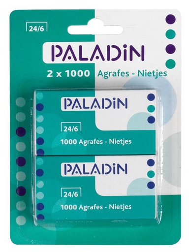 AGRAFES 24/6  2x1000 AGRAFES - PALADIN