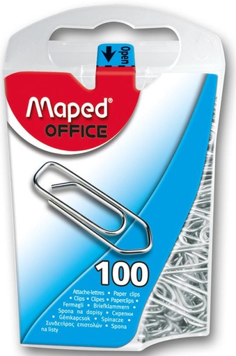Maped Office Trombones 25mm Acier Galvanisé - Boîte 100