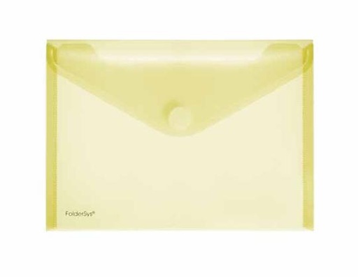 FOLDERSYS ENVELOPPE VELCRO A5 JAUNE