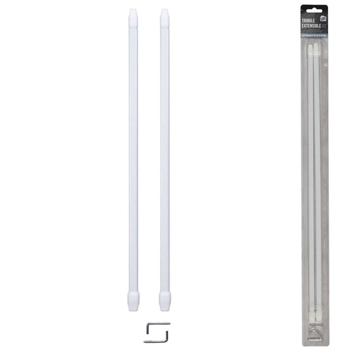 2 TRINGLES EXTENSIBLES 50CM À 80CM