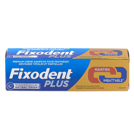 Fixodent Crème adhesive Plus 40gr Dual Power