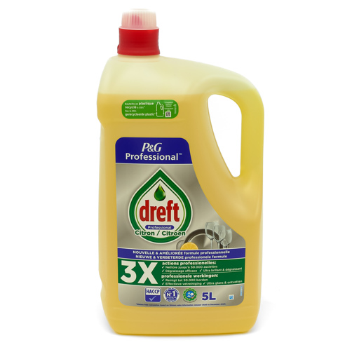 Dreft - Fairy liquide vaiselle 5L Professional Lemon
