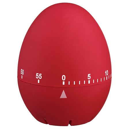 MINUTEUR EN FORME D'OEUF RUBBER