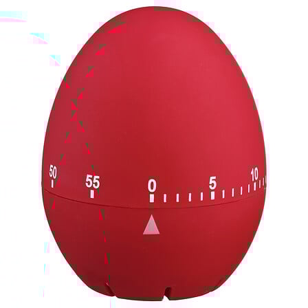 MINUTEUR EN FORME D'OEUF RUBBER