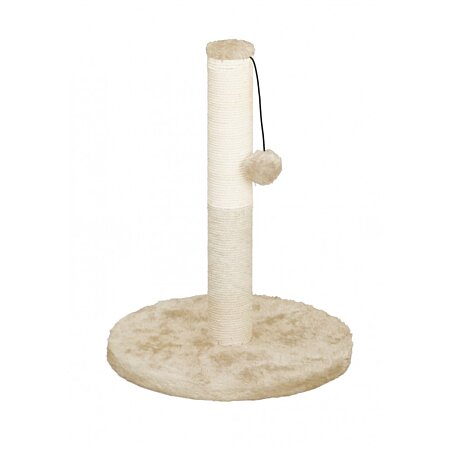 ARBRE A CHAT GRIFFOIR AVEC JOUET INTEGRE ECRU 31X31X39,5 CM