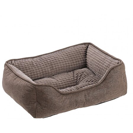 PANIER RECTANGULAIRE SOFT ANTIDÉRAPANT MARRON 75X58X17 CM