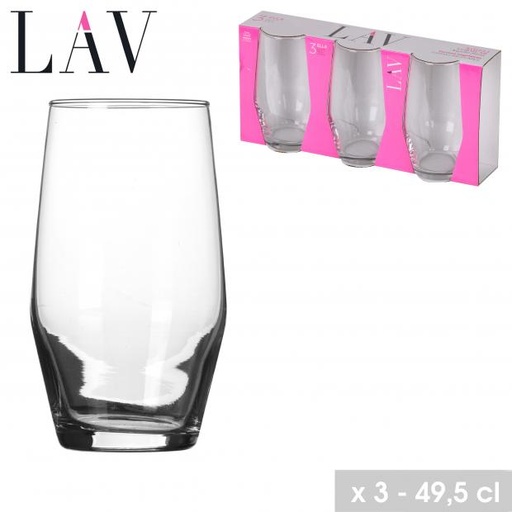 LAV ELLA - 3 GOBELET - 49,5CL