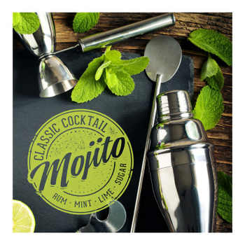 SET OF 20 PAPER NAPKINS MOJITO COCKTAIL 3 PLIES 33*33CM
