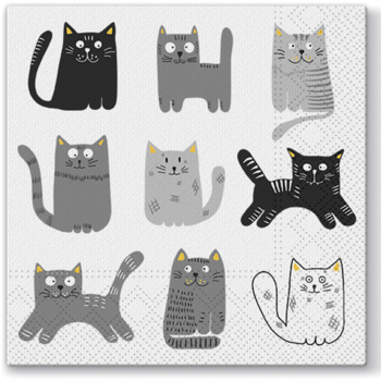 SET OF 20 3-PLY PAPER NAPKINS 33*33CM