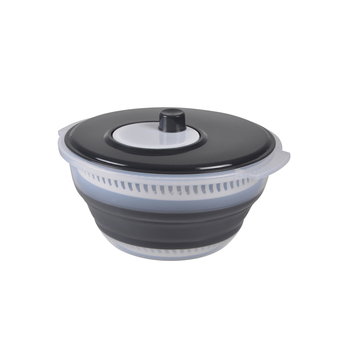 RETRACTABLE SALAD DRYER PLASTIC 28x30x15CM WITHE/ANTHRACITE
