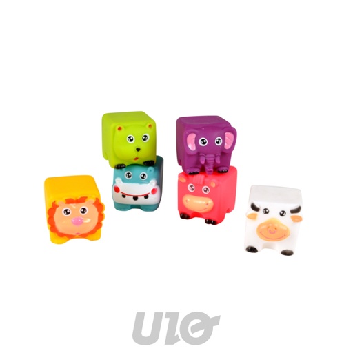 SET DE BAIN AVEC 6 ANIMAUX