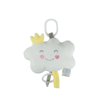 MUSICAL PLUSH CLOUD POLYESTER 18*H32CM ESSEN'CIEL