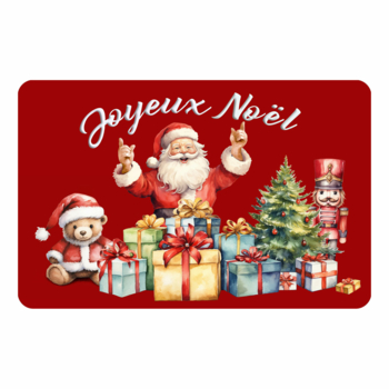 SET DE TABLE - 28.5x44CM - OPAQUE EN  POLYPROPYLÈNE - MOTIF MILLE CADEAUX