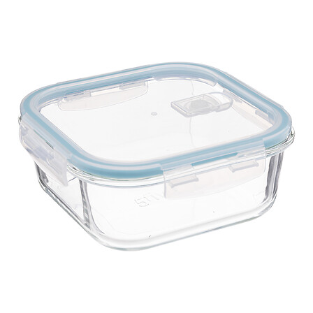 Boîte hermétique 5Five CLIPEAT Verre Carrée 1,18L
