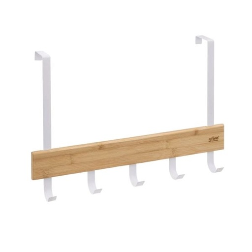 PORTE SERVIETTES POUR PORTE BLANC - NATUREO    