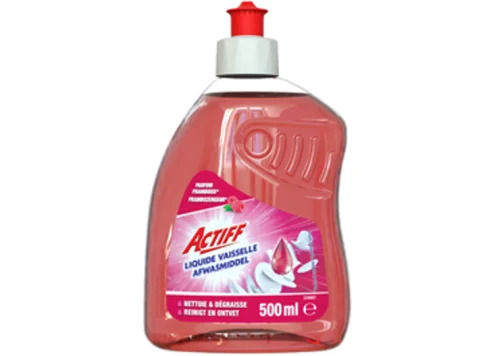 ACTIFF LIQUIDE VAISSELLE FRAMBOISE 500ML