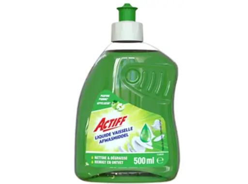 ACTIFF LIQUIDE VAISSELLE POMME 500ML