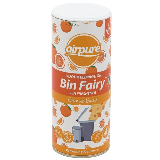 Airpure Fairy rafraîchisseur de poubelle 300gr Éclat d'orange
