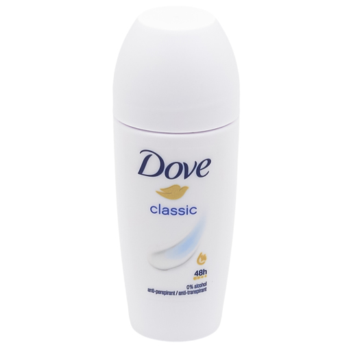Dove Déodorant Bille Classic Anti-transpirant 48h Sans Alcool 50ml