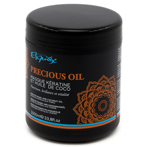ESQUISSE MASQUE CAPILLAIRE - PRECIOUS OIL KÉRATINE & HUILE DE COCO - 1L
