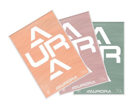 BLOC LETTRES AURORA A4 100F 1L