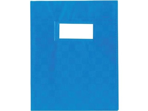 COUVRE CAHIER A5 BLEU