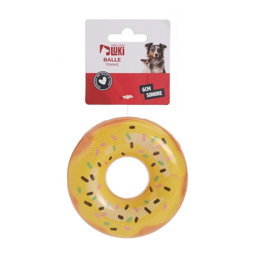 JOUET DONUTS 10CM  - 3 COULEURS DISPONIBLES