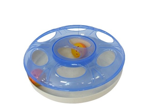 JOUET CHAT UFO ET 2 BALLES