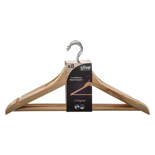 8 CINTRES EN BOIS