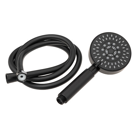 5Five Pommeau de Douche Flexible 5 Fonctions Noir