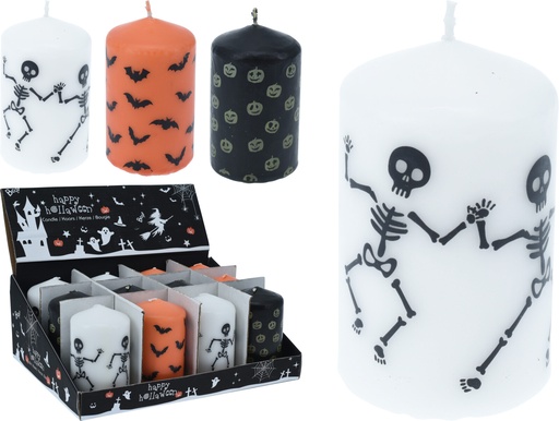 BOUGIE PILIER HALLOWEEN - 10CM