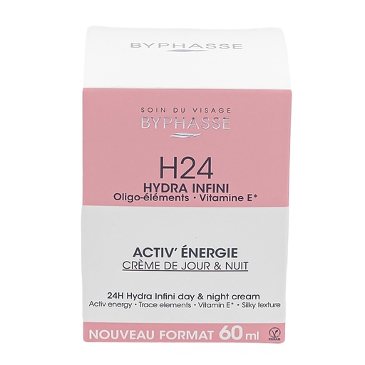 Byphasse 24H hydra infini crème de jour & nuit 60ml