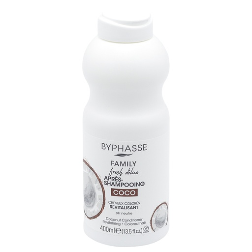 Byphasse après-shampooing 400ml coco pour cheveux colorés