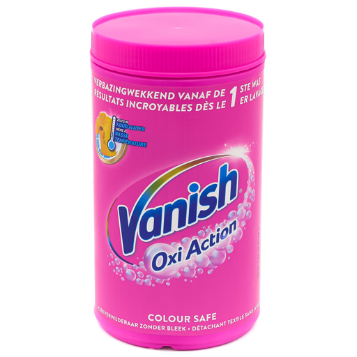 Vanish Oxi Action poudre rose 1,5kg Protection Couleur 