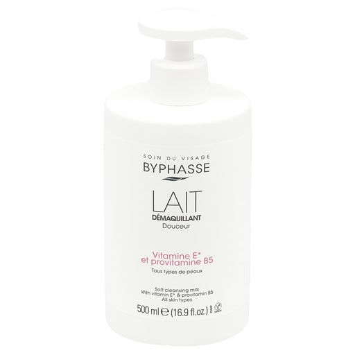 Byphasse lait démaquillant douceur 500ml avec pompe