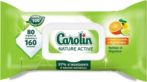 CAROLIN LINGÈTTES NATURE ACTIVE - 80 PIÈCES
