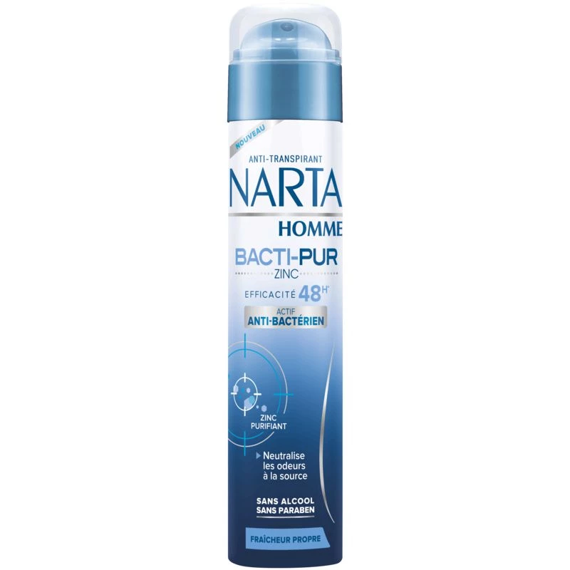 Narta Deo 200ml Bacti-Pur Zinc Fr.