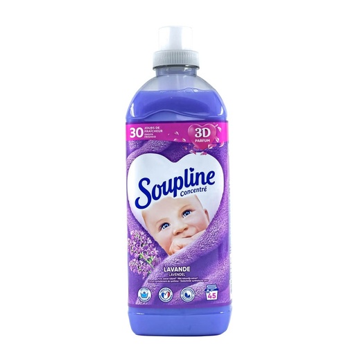 Soupline Adoucissant 45D 0,95L Lavande